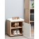 Malt Light Tumble, 380 × 300 × 425 mm, color sonoma oak / white leatherette