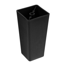 Furniture support h-120, black color, 50 pcs