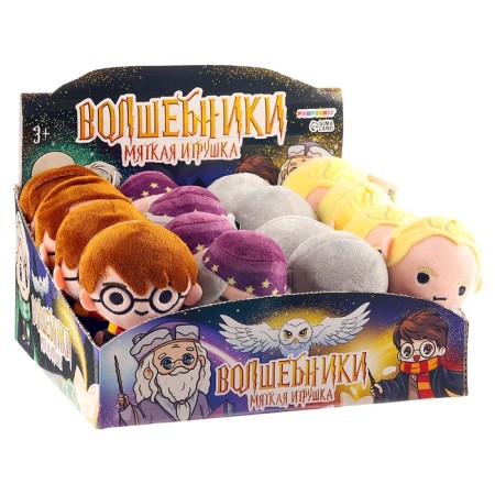 Pomposhki soft toy wizards, mix-1