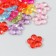 Beads for creativity plastic "Flowerers" Transparent color set 25 grams 0.8x2x2 cm