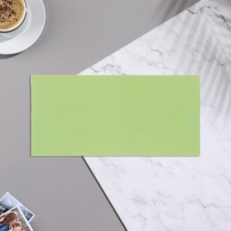 The envelope for the money "Make this world better!" Soft's software, embossing, green color, 9x19 cm-3