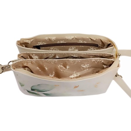 Female Lilo Bag Light-beige Print Flora-3