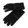 Motorcycle gloves with protective inserts, leather, size l