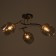 Chandelier N5031/3 COF+FGD coffee/gold 3x60W E27 60x60x24cm