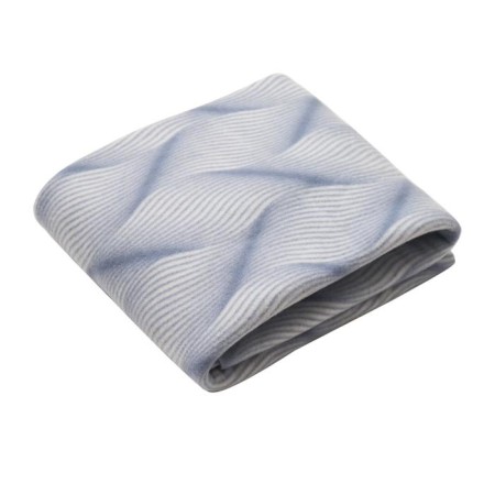 Fleet “Waves” plaid, size 170x130 cm, blue color-1