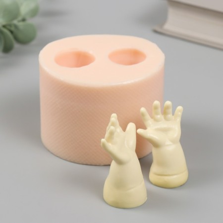 Mold Silicon "Hands" No. 2 2.5x3.3x5.4 2.5x3.3x5.4 cm-1