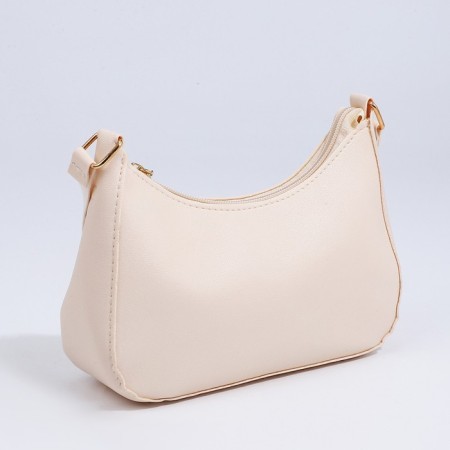 Baget bag with zipper, dairy color-1