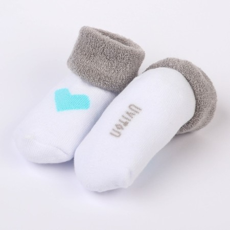 A set of socks for newborns 2 pairs (4 pcs.), Taurus from 0 to 6 months.-4