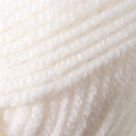 Gingerbread "Shetland" 30% wool Verdin, 70% acrylic 220m/100g (501 white)-2