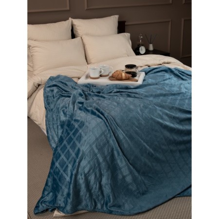 Texrepublic blanket, size 200x220 cm, blue color-8