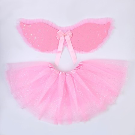 Carnival set "Charm", 5-7 years old: skirt, wings