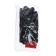 Motorcycle gloves with protective inserts, steam, size XXL, black