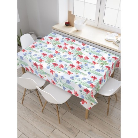 Tables on the table "Field bouquets", rectangular, oxford, size 120x145 cm