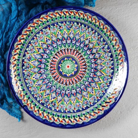 Lryagan Round Rishtan Ceramics, 41cm-1