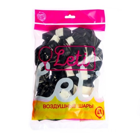 Shar Latex 12 "" Black ", set of 25 pcs.-1