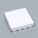 Box for cookies, white, 12 x 12 x 3 cm