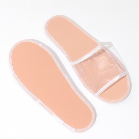 Slips "Aquarius" white-beige, disposable (individual packaging)-2