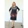 Female dress, size 52, black color