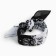 Women's scarf, white/black color, size 53x53