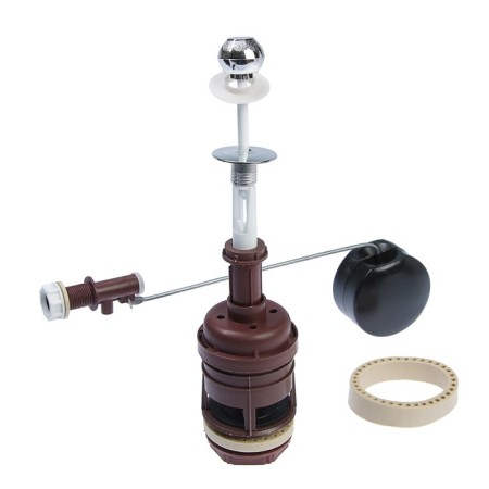Reinforcement for flush tanks "RBM" AS-1.1 m, with a side ball valve, chrome
