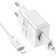 Network charger HOCO C106A, 1 USB, 2.1 A, Lightning cable - USB, 1 m, white