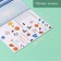 Stickers in the book "Sport" + 3 backgrounds 20.7x14.2 cm