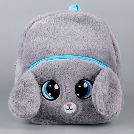 Baby plush backpack "Bunny Pushistik", 24 × 22 × 7 cm-2