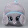 Baby plush backpack "Bunny Pushistik", 24 × 22 × 7 cm