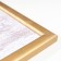 Photo frame pine c19 gold 30x40 cm (plastic screen)