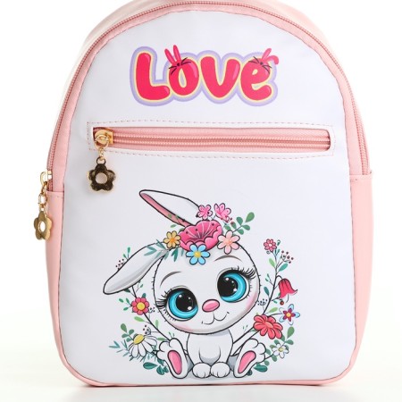 Backpack children Bunny, 19*9*23, lightning department, n/pocket, pink-4