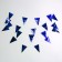 Garland "flags", 20 flags, 10 meters, blue color