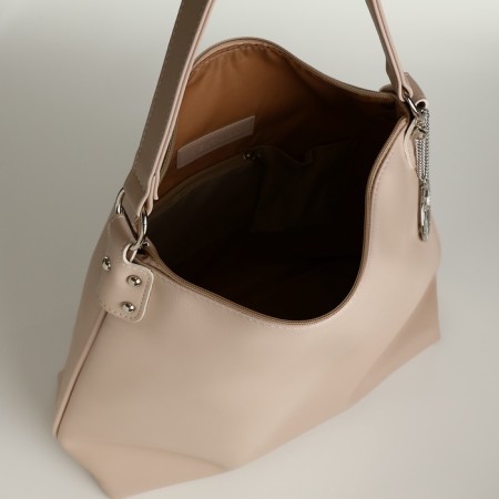 Female bag Textura, bag, large size, beige color-6