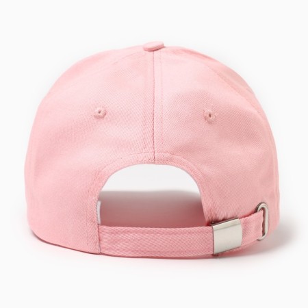 Feminine cap monophonic minku pale pink color, rn 58-2