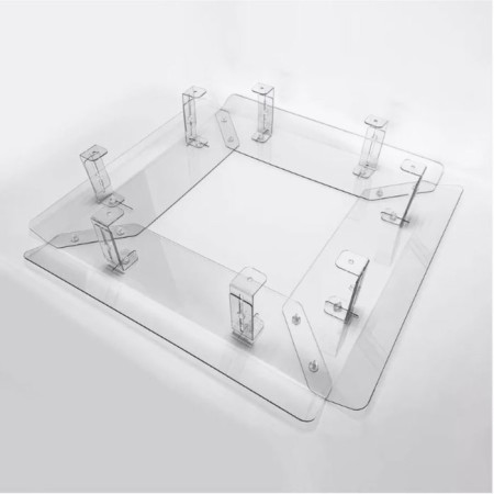 Screen for ceiling air conditioning 850 × 850, plastic 2 mm, in a protective film-2