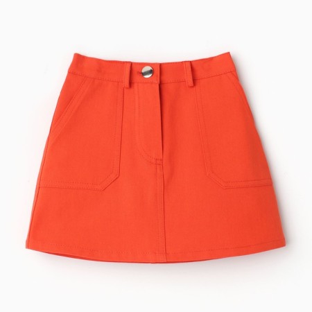 Denim skirt KAFTAN p. 32 (110-116 cm), orange-4