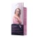 Massager 3 in 1 Eromantica Ornella, pink color, silicone, 21.5 cm