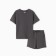 Kit for children (T -shirt, shorts), graphite color, height 134 cm