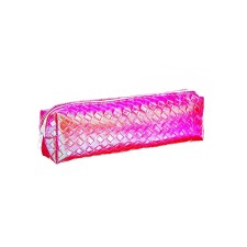 School Penal on the zipper is pink, corrugated, corrugated