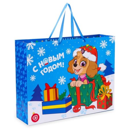 New Year. Gift package, 31x40x11 cm, packaging, puppy patrol-1