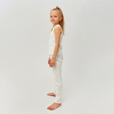 Брюки домашние для девочки MINAKU: Home collection kids цвет экрю, рост 104 см-1