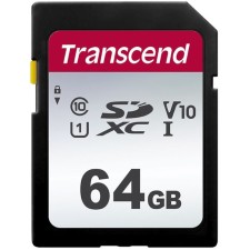 Карта памяти SDXC 64GB Transcend TS64GSDC300S 300S w/o