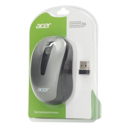 Acer OMR134 mouse Optical (1000DPI) Wireless USB for a laptop (2but)-7