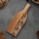 Set for feeding cheese Magistro Bottle, 3 knives, 48 ​​× 17 × 1.5 cm, acacia