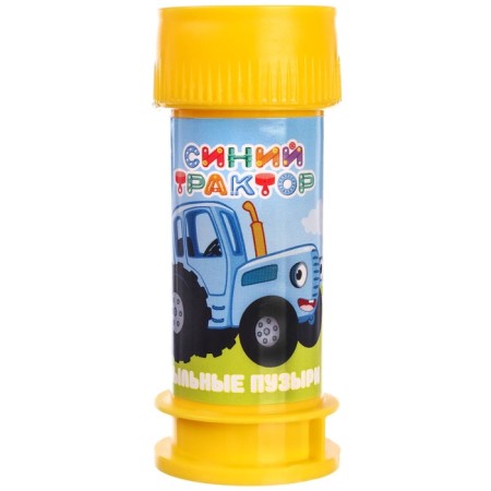 Soap bubbles, 20 pieces blue tractor yellow, 35 ml-1