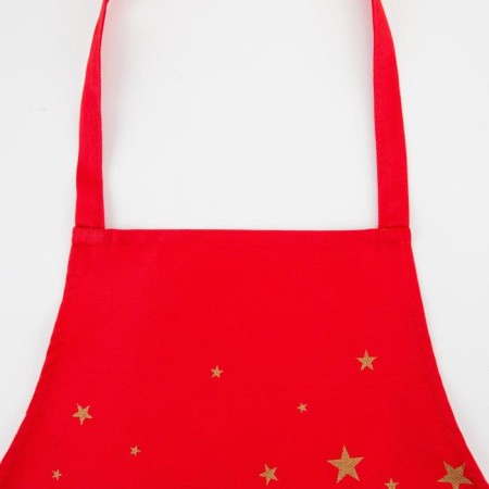 Apron Ethel Gold Stars 60x65cm, 100%HL, 190g/m2-1