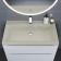Sink uperwood Classic quartz 80 cm, quartz, beige matte, linen