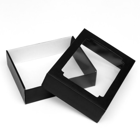 The box is self-assembly, the lid is, with the window, “Malevich” 18 x 15 x 5 cm-3