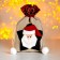 A bag for gifts "New Year", with a star, species mix