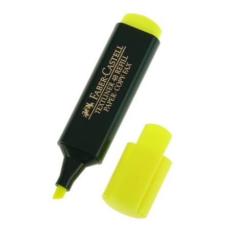 Marker Textbook 5.0 Faber-Castell TL 48, Yellow, 154807