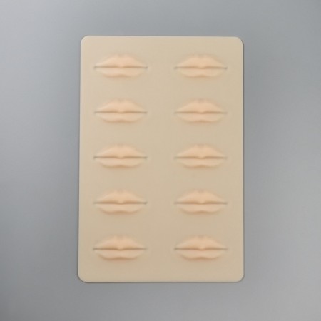Artificial leather for tattoo and lip tattoo, 24.5 × 15 cm, beige color-1
